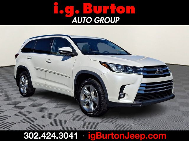 White (Blizzard Pearl) 2019 Toyota Highlander Limited AWD SUV / Crossover All-Wheel Drive 8-Speed Automatic