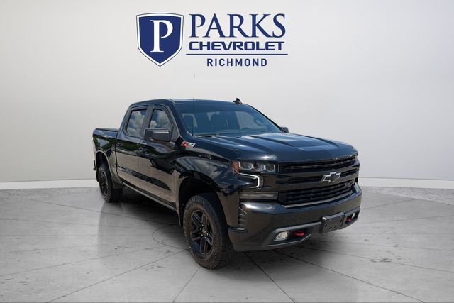 Black 2021 Chevrolet Silverado 1500 Pickup Truck Four-Wheel Drive Automatic