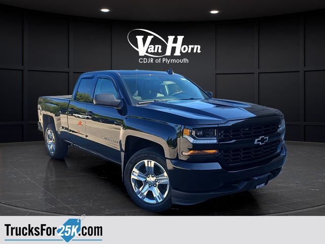 Black 2017 Chevrolet Silverado 1500 Pickup Truck Four-Wheel Drive 6-Speed Automatic Overdrive