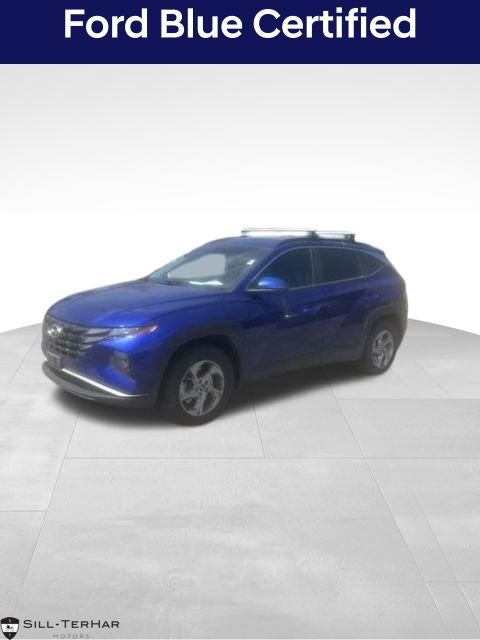 Intense Blue 2023 Hyundai Tucson SUV / Crossover All-Wheel Drive 8-Speed Automatic
