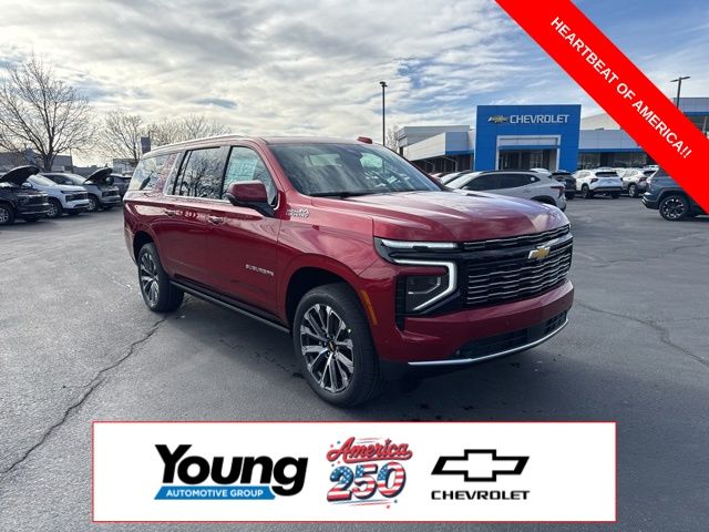 Radiant Red Tintcoat 2026 Chevrolet Suburban SUV / Crossover Four-Wheel Drive 