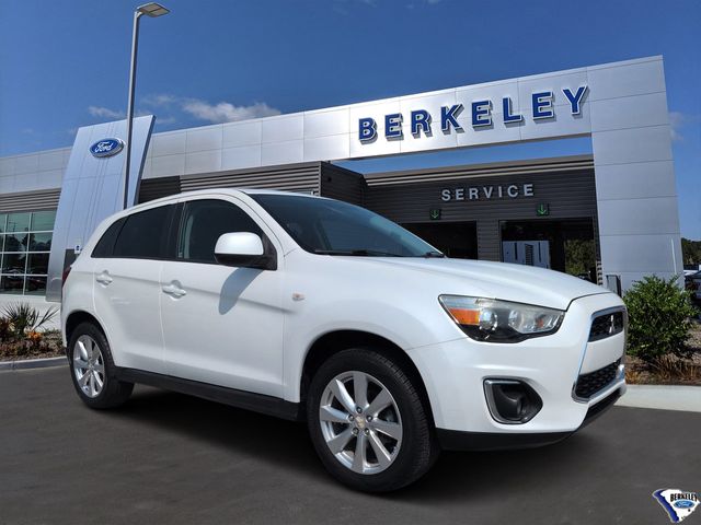 White Pearl 2015 Mitsubishi Outlander Sport SUV / Crossover All-Wheel Drive Continuously Variable Transmission