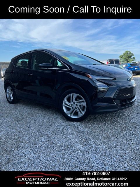 Mosaic Black Metallic 2023 Chevrolet Bolt EV Hatchback Front-Wheel Drive 1-Speed Automatic