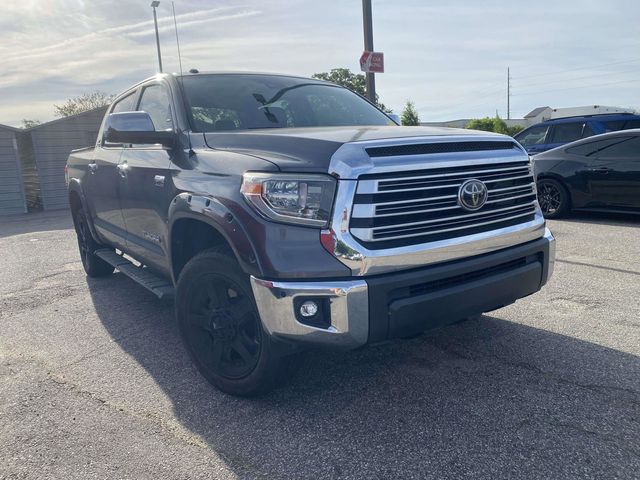 Magnetic Gray Metallic 2018 Toyota Tundra Limited CrewMax 5.7L FFV 4WD Pickup Truck Four-Wheel Drive 6-Speed Automatic Overdrive