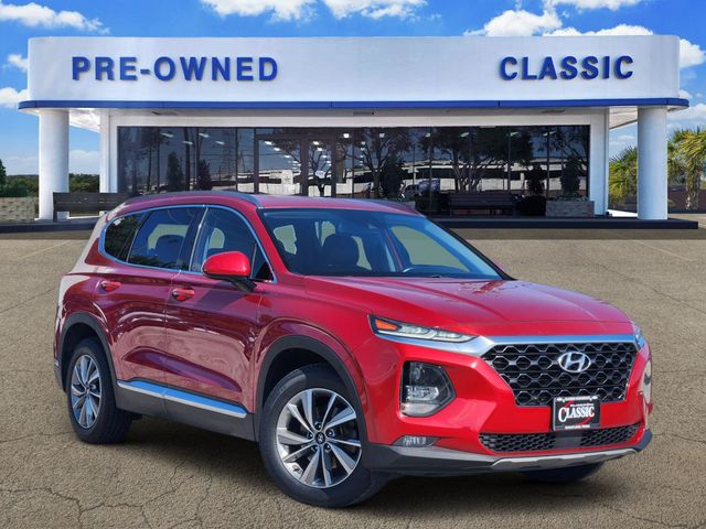 2019 Hyundai Santa Fe SEL Plus Red at DeMontrond Gulf Freeway