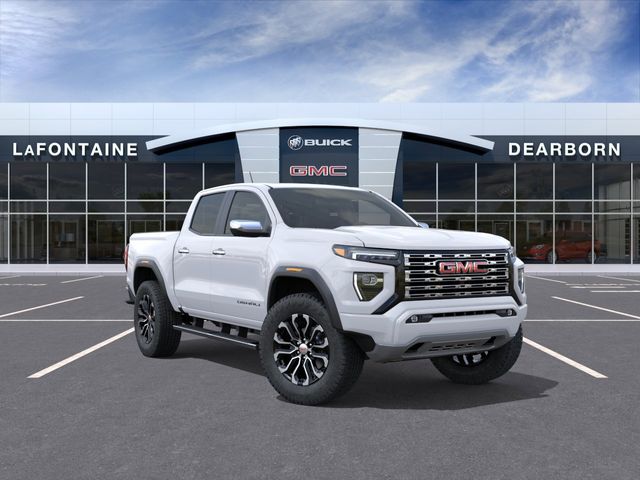Summit White 2026 GMC Canyon Denali Crew Cab 4WD Pickup Truck Four-Wheel Drive 8-Speed Automatic