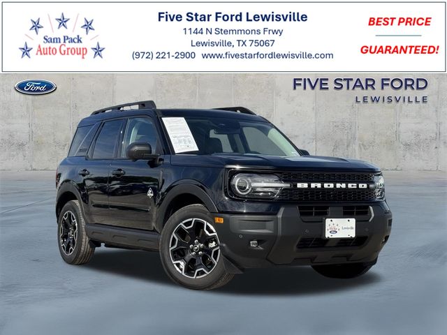 Shadow Black 2025 Ford Bronco Sport Outer Banks AWD SUV / Crossover All-Wheel Drive 8-Speed Automatic