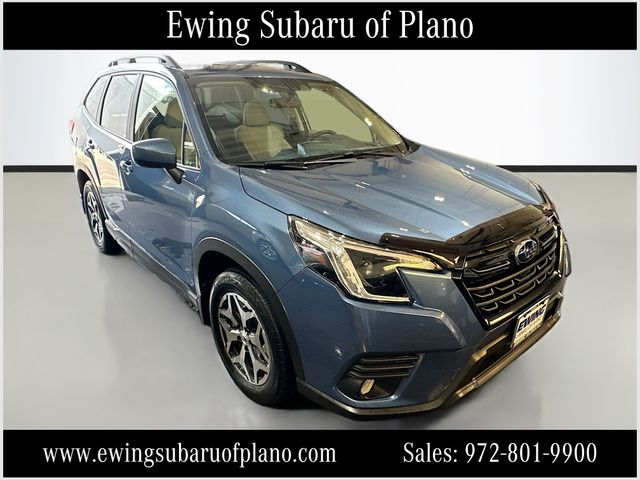 Horizon Blue Pearl 2022 Subaru Forester Premium Crossover AWD SUV / Crossover All-Wheel Drive Continuously Variable Transmission