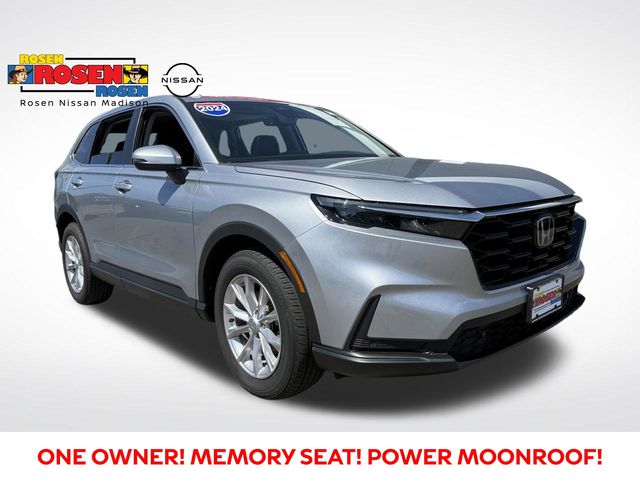 Silver 2024 Honda CR-V EX-L AWD SUV / Crossover All-Wheel Drive Continuously Variable Transmission