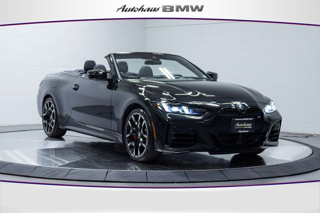 Black Sapphire Metallic 2026 BMW 4 Series Convertible All-Wheel Drive 8-Speed Automatic