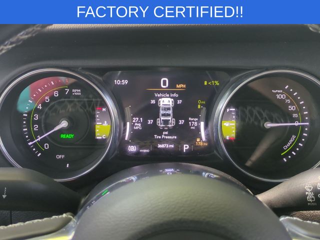 Used 2022 White Jeep Unlimited Sahara 4xe image 19