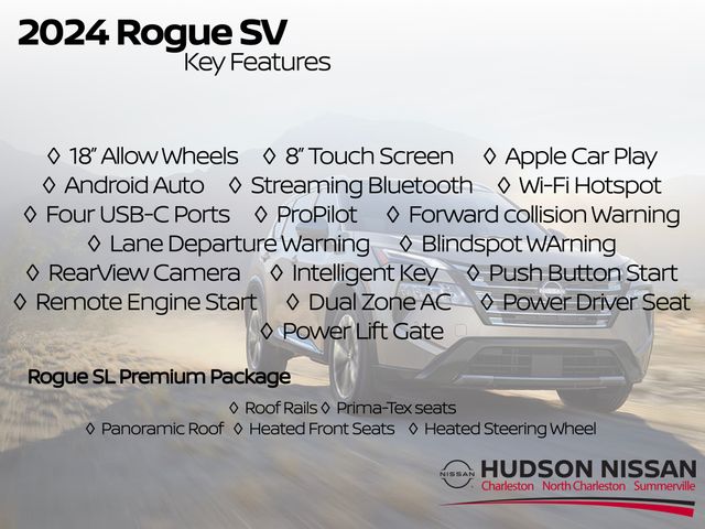 2025 Super Black Nissan Rogue SV FWD SUV
