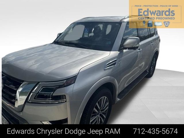 Brilliant Silver Metallic 2024 Nissan Armada SUV / Crossover Four-Wheel Drive 7-Speed Automatic