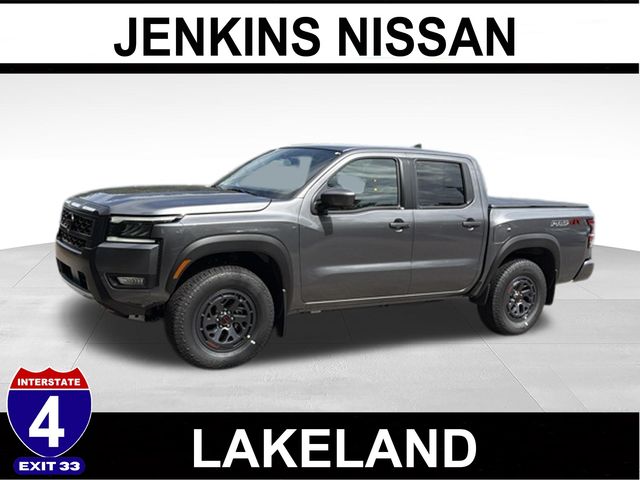 Gray (Gun Metallic) 2026 Nissan Frontier Pickup Truck Four-Wheel Drive 9-Speed Automatic Overdrive