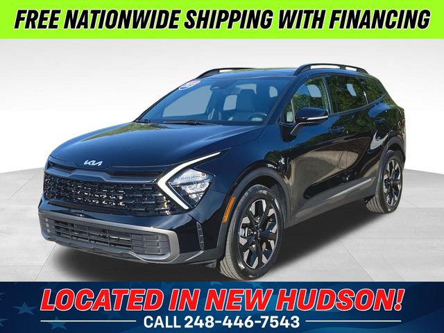 Ebony Black 2023 Kia Sportage X-Line AWD SUV / Crossover All-Wheel Drive 8-Speed Automatic