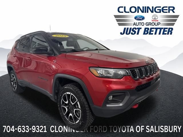 Red 2025 Jeep Compass SUV / Crossover Four-Wheel Drive 8-Speed Automatic