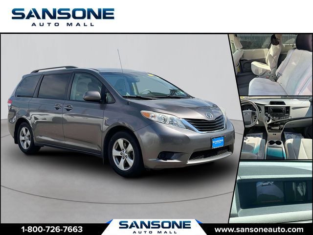 Gray 2014 Toyota Sienna LE 7-Passenger Auto Access Seat Minivan Front-Wheel Drive 6-Speed Automatic Overdrive
