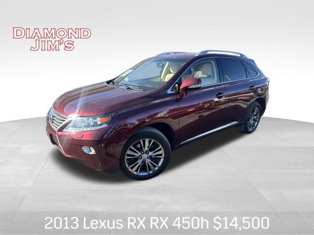 Red (Maroon) 2013 Lexus RX Hybrid 450h AWD SUV / Crossover All-Wheel Drive Continuously Variable Transmission