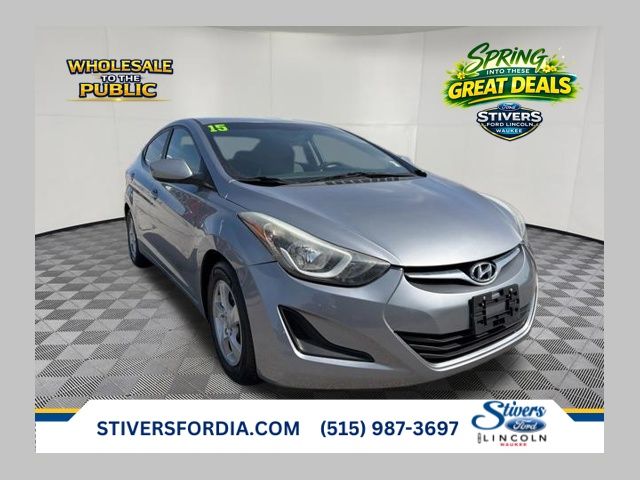 Shale Gray Metallic 2015 Hyundai Elantra SE FWD Sedan Front-Wheel Drive 6-Speed Automatic