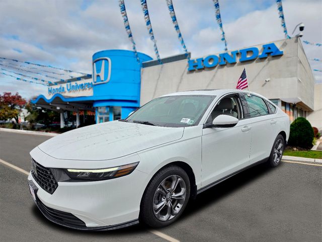 Platinum White Pearl 2024 Honda Accord Sedan Front-Wheel Drive Continuously Variable Transmission