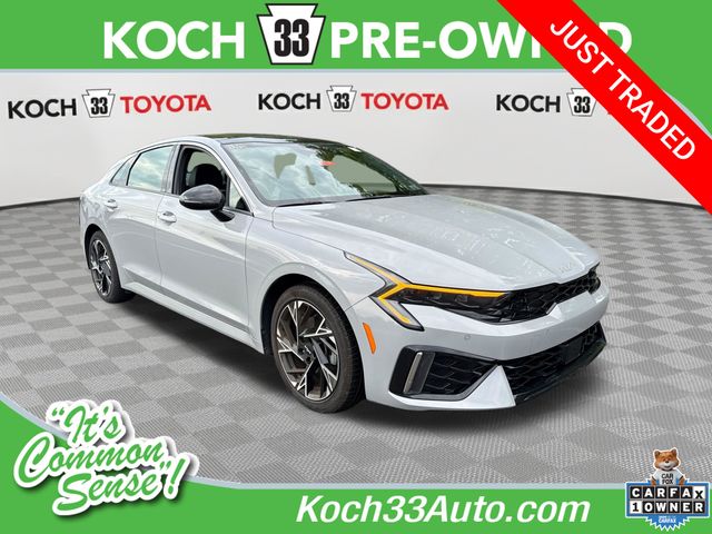 Wolf Gray 2025 Kia K5 Sedan Front-Wheel Drive 8-Speed Automatic
