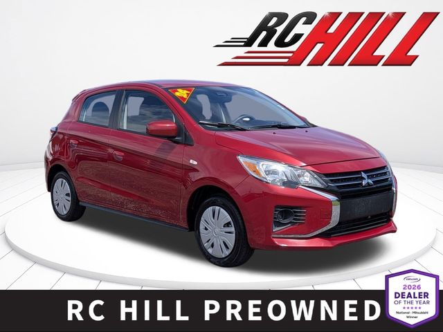 Infrared Metallic 2024 Mitsubishi Mirage Hatchback Front-Wheel Drive Continuously Variable Transmission