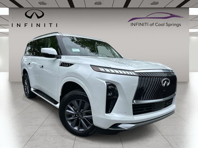 Radiant White 2026 INFINITI QX80 Pure RWD SUV / Crossover Rear-Wheel Drive 9-Speed Automatic