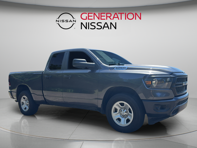Crystal Metallic 2023 RAM 1500 Pickup Truck Four-Wheel Drive 8-Speed Automatic