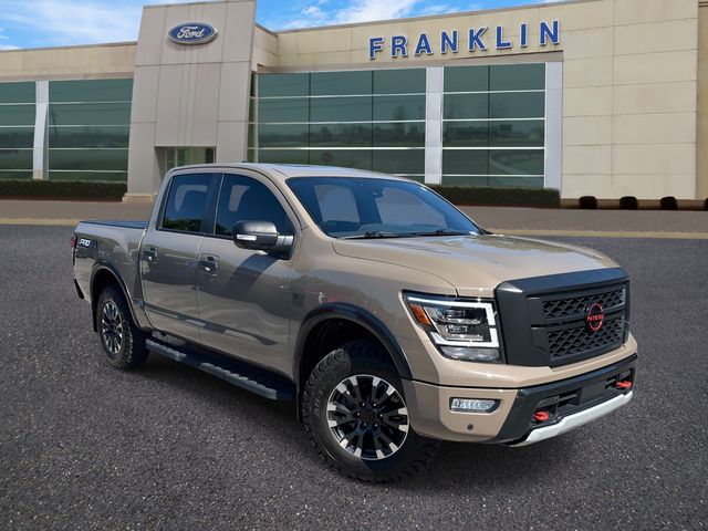 Baja Storm 2024 Nissan Titan PRO-4X Crew Cab 4WD Pickup Truck Four-Wheel Drive 9-Speed Automatic