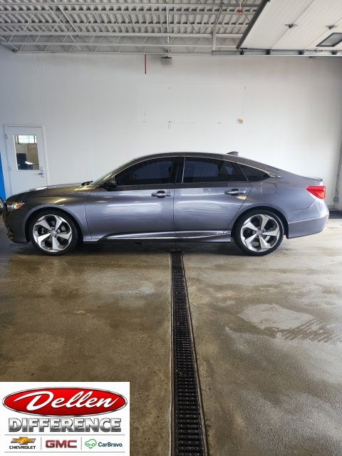 Gray (Modern Steel Metallic) 2018 Honda Accord Sedan Front-Wheel Drive Continuously Variable Transmission