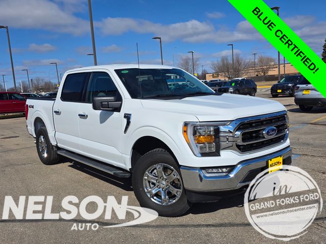 Oxford White 2023 Ford F-150 XLT SuperCrew 4WD Pickup Truck Four-Wheel Drive Automatic