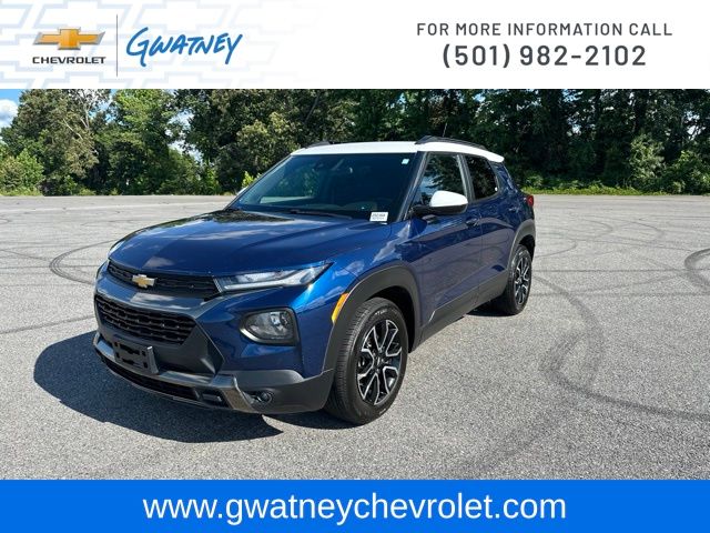 Blue Glow Metallic 2022 Chevrolet Trailblazer SUV / Crossover Front-Wheel Drive Continuously Variable Transmission