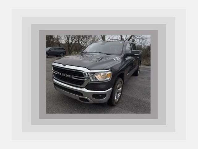 Gray (Granite Crystal Metallic Clearcoat) 2020 RAM 1500 Big Horn Crew Cab 4WD Pickup Truck Four-Wheel Drive 8-Speed Automatic