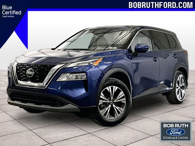2021 Nissan Rogue SV Blue at South Hills Kia
