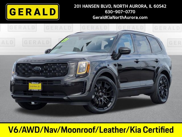 Black Copper 2021 Kia Telluride EX AWD SUV / Crossover All-Wheel Drive 8-Speed Automatic