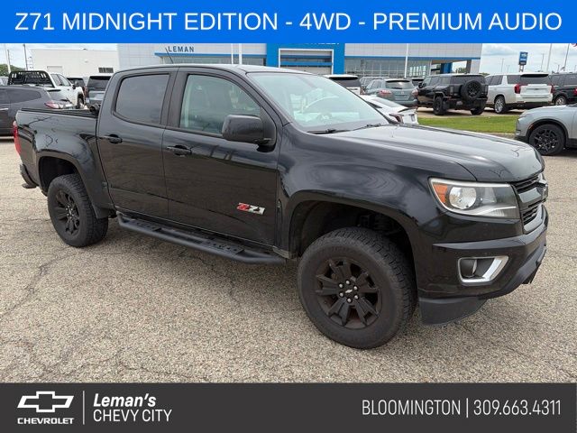 Black 2018 Chevrolet Colorado Pickup Truck Four-Wheel Drive 8-Speed Automatic