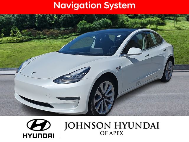 Pearl White 2020 Tesla Model 3 Long Range AWD Sedan All-Wheel Drive 1-Speed Automatic