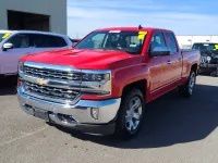 Red Hot 2018 Chevrolet Silverado 1500 LTZ Double Cab 4WD Pickup Truck Four-Wheel Drive 6-Speed Automatic Overdrive