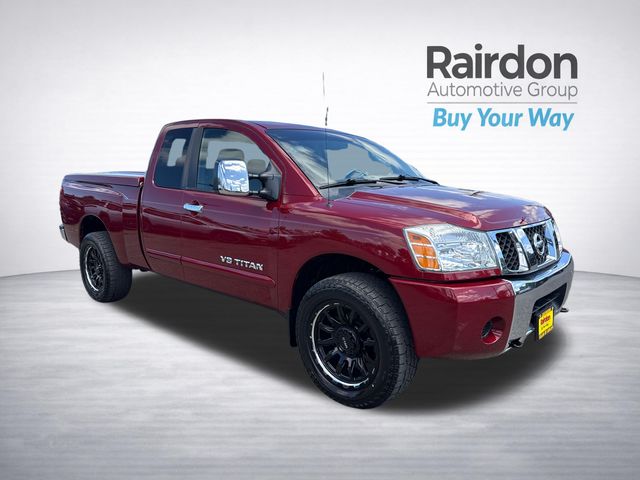 Red Brawn 2005 Nissan Titan Pickup Truck Four-Wheel Drive 5-Speed Automatic