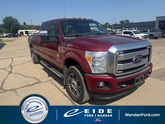 Red 2016 Ford F-350 Super Duty Pickup Truck Four-Wheel Drive 6-Speed Automatic