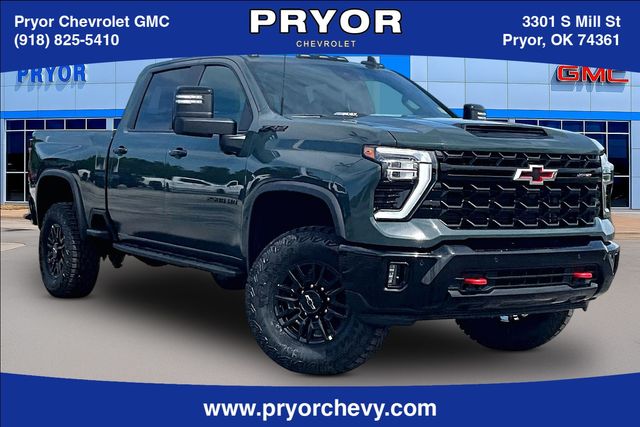 Cypress Gray 2026 Chevrolet Silverado 2500HD ZR2 Crew Cab 4WD Pickup Truck Four-Wheel Drive Automatic