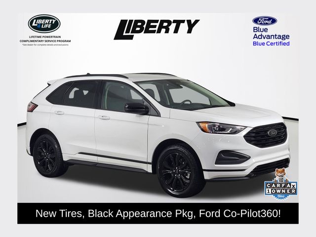 Oxford White 2022 Ford Edge SUV / Crossover All-Wheel Drive Automatic