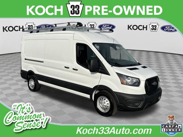 Oxford White 2025 Ford Transit Cargo 250 Medium Roof LB AWD Van All-Wheel Drive