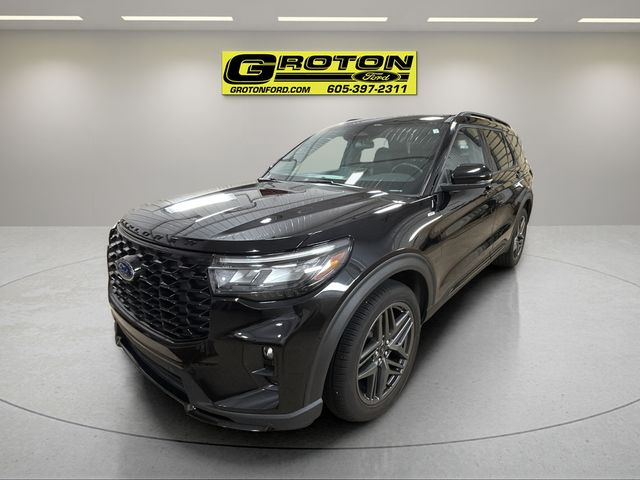 Agate Black Metallic 2025 Ford Explorer ST-Line AWD SUV / Crossover All-Wheel Drive Automatic