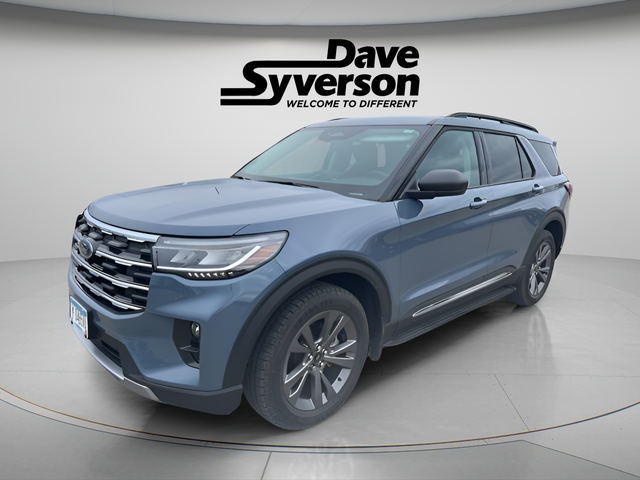 Vapor Blue 2025 Ford Explorer Active AWD SUV / Crossover All-Wheel Drive Automatic
