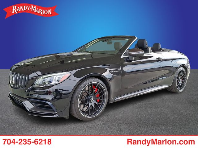 Obsidian Black Metallic 2020 Mercedes-Benz C-Class Convertible Rear-Wheel Drive 9-Speed Automatic