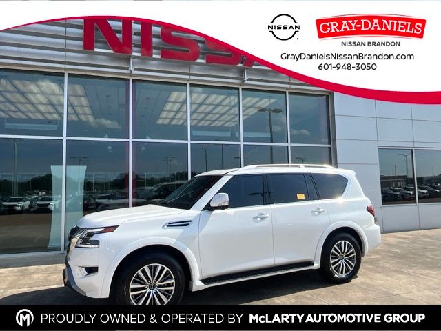 Aspen White Tricoat 2024 Nissan Armada SUV / Crossover 4X2 7-Speed Automatic