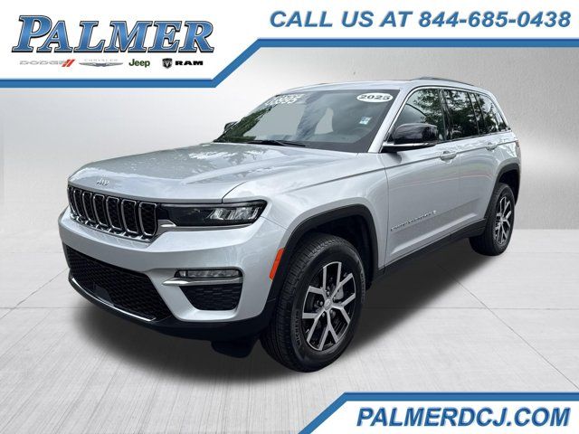 Silver 2025 Jeep Grand Cherokee SUV / Crossover Four-Wheel Drive 8-Speed Automatic