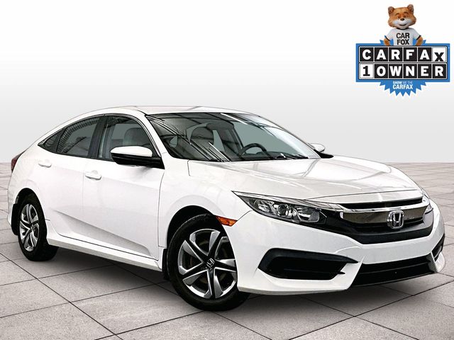 2017 Honda Civic LX White at Bob Ruth Ford