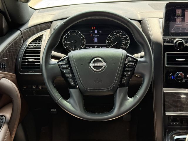 2024 Nissan Armada Platinum White at EAG Ford Navasota